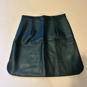NEW Black Leather Skirt